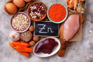 Table of zinc-rich foods