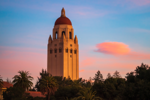 Standford University against dramatic sky