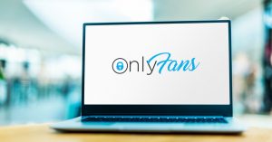 laptop display showing OnlyFans