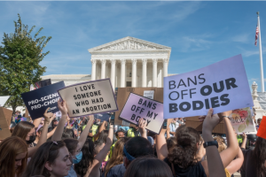 Women's March in Washington demanding continued access to abortion after the ban on most abortions in Texas