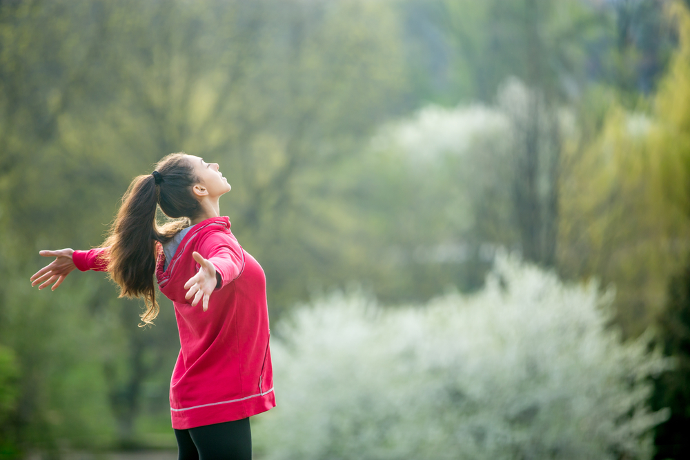 A meditation exercise for peop