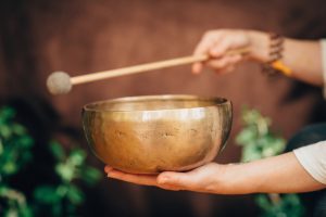 Tibetan singing bowl.